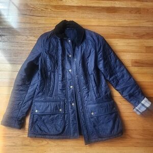 BarbourWomen's Beadnell Polarquilt Coat, Navy, Sz 6